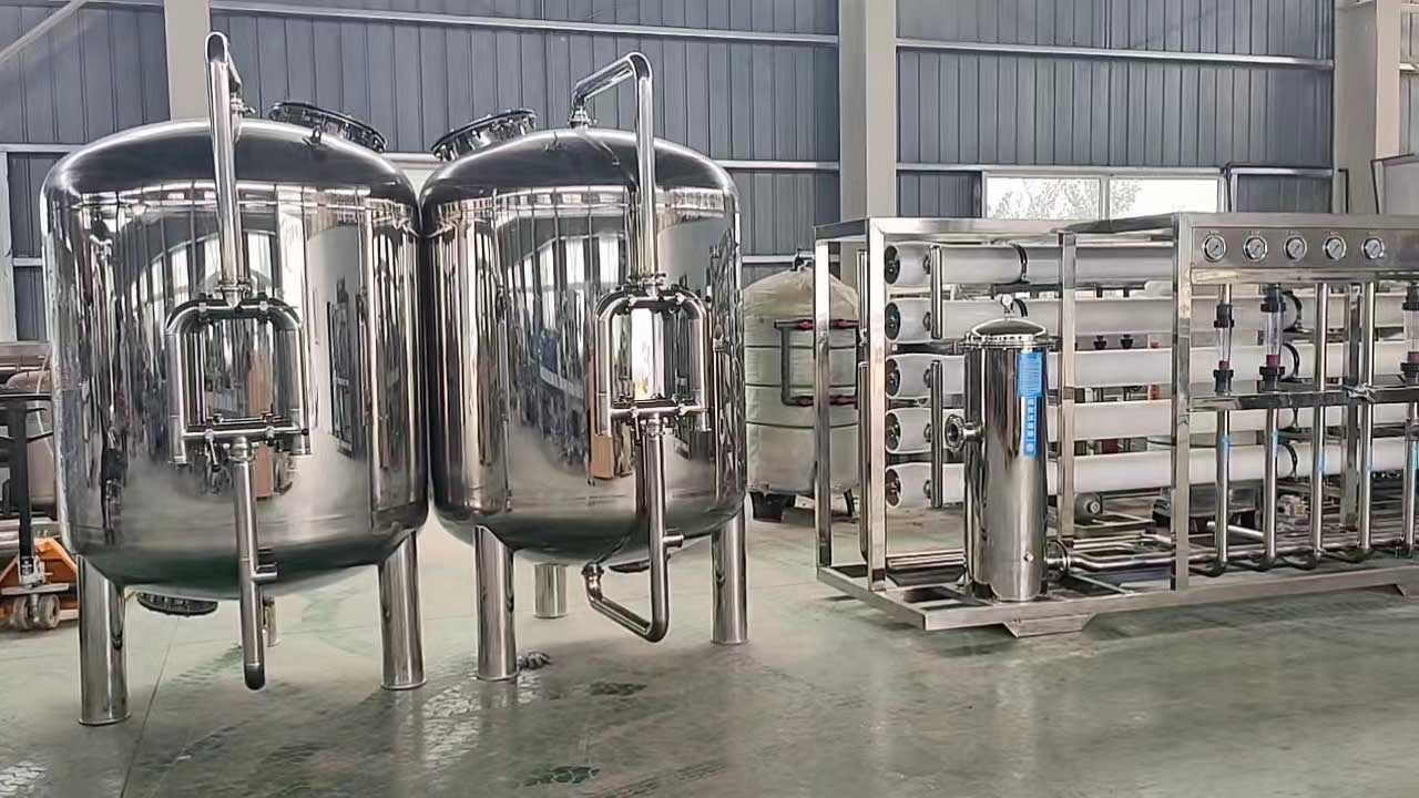 沈河全不锈钢10T双级反渗透设备饮料厂定制